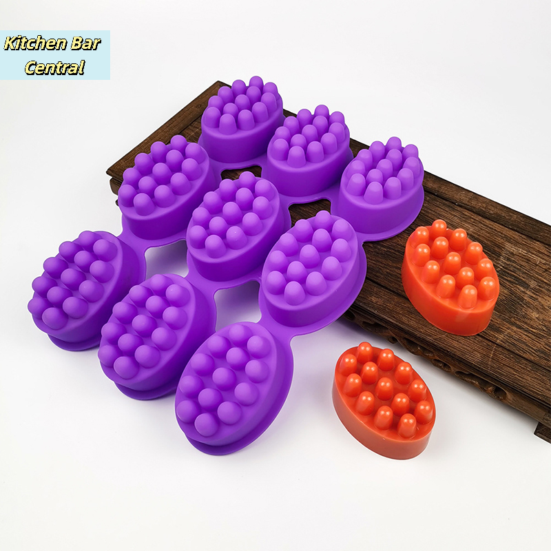 Bath Bomb Mold - 【3d Silicone Soap Mold Massage Shape