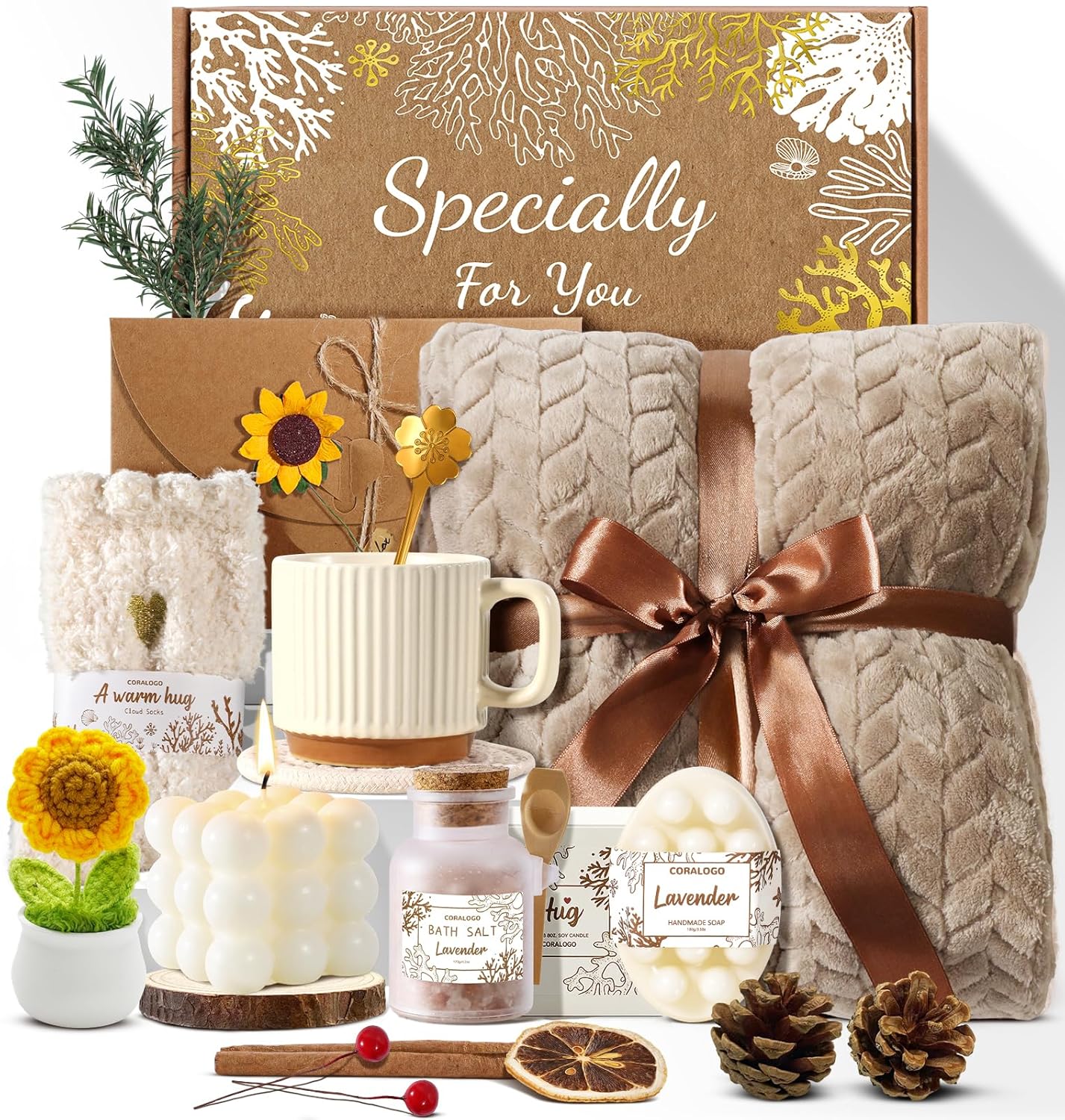 Spa Wellness In - Spa Gift Baskets for Women -