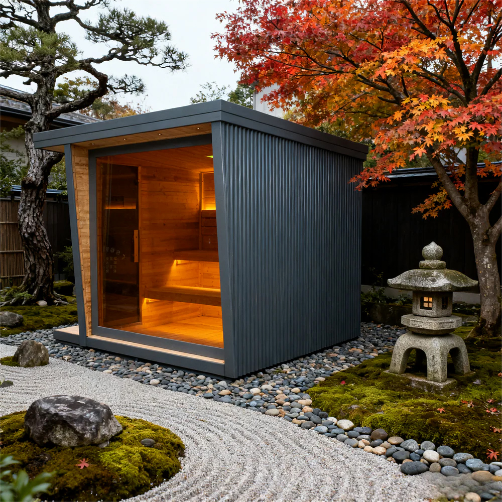 Spa Wellness In - Custom Made Gray Outdoor Modern Dry