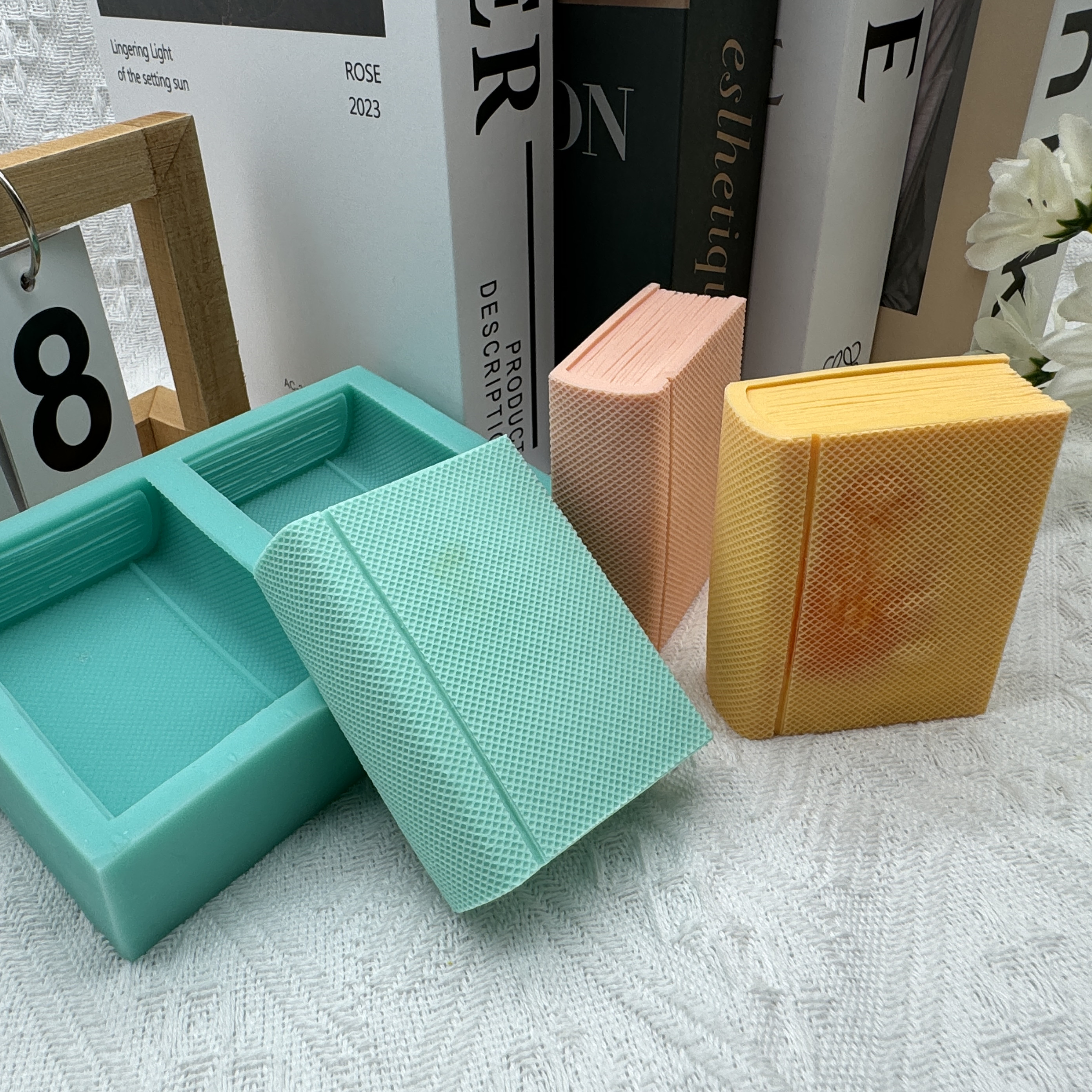 Two Book Silicone Soap Molds H - Bath Bomb Mold ulasan dan harga