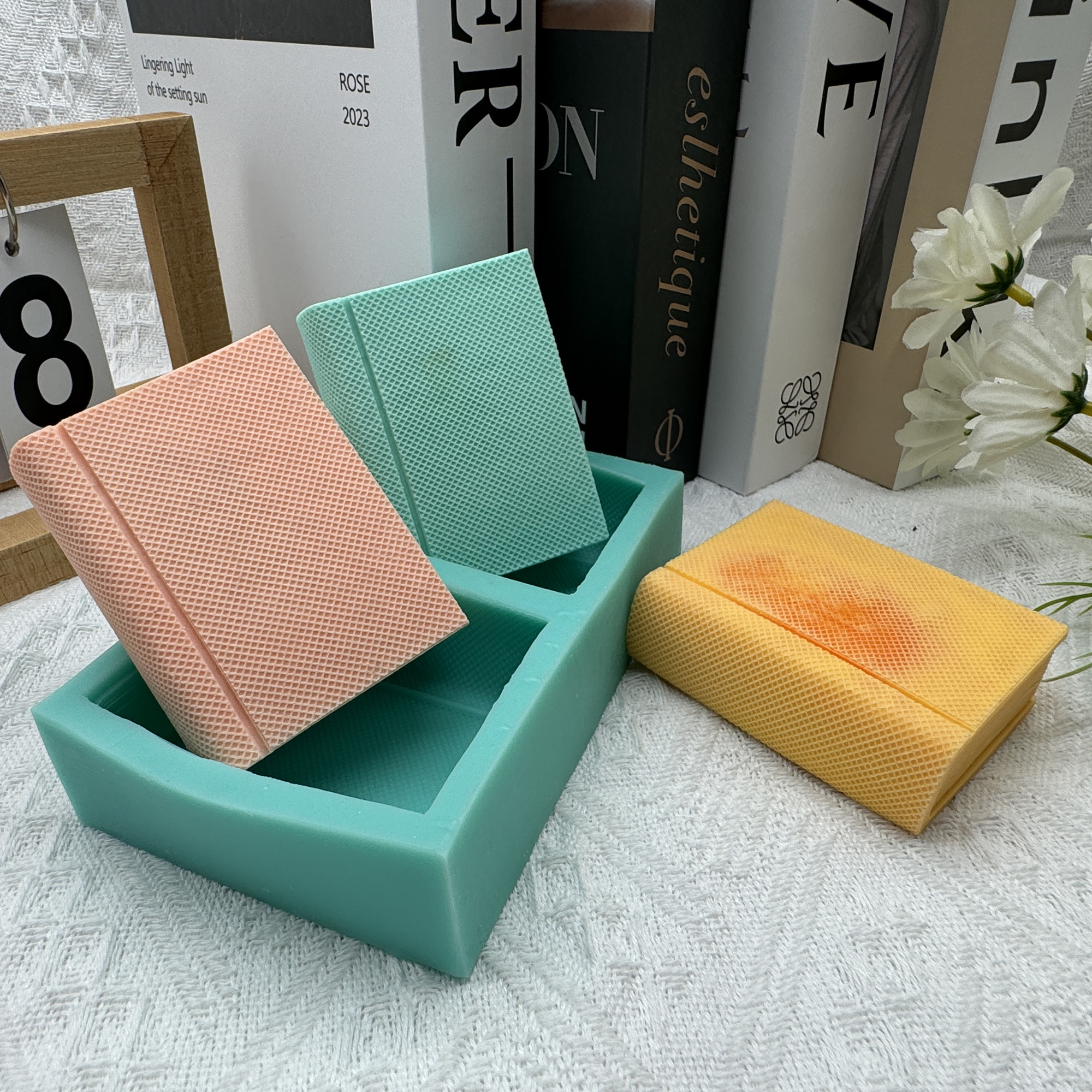 Two Book Silicone Soap Molds H - Bath Bomb Mold ulasan dan harga
