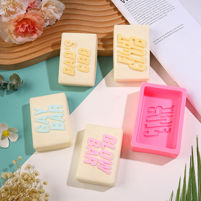 Fight Club Letters Soap Silico - Bath Bomb Mold ulasan dan harga