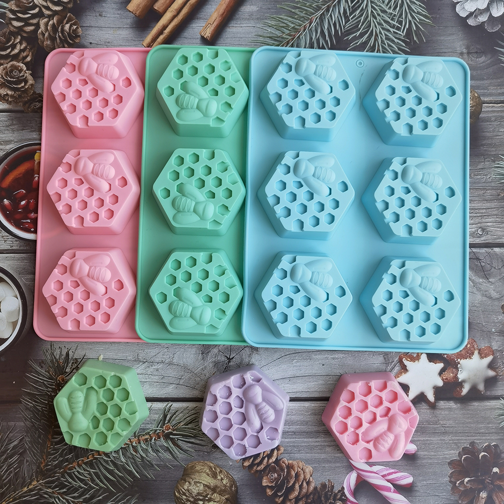 Silicone Hexagonal Bee Soap Mo - Bath Bomb Mold ulasan dan harga