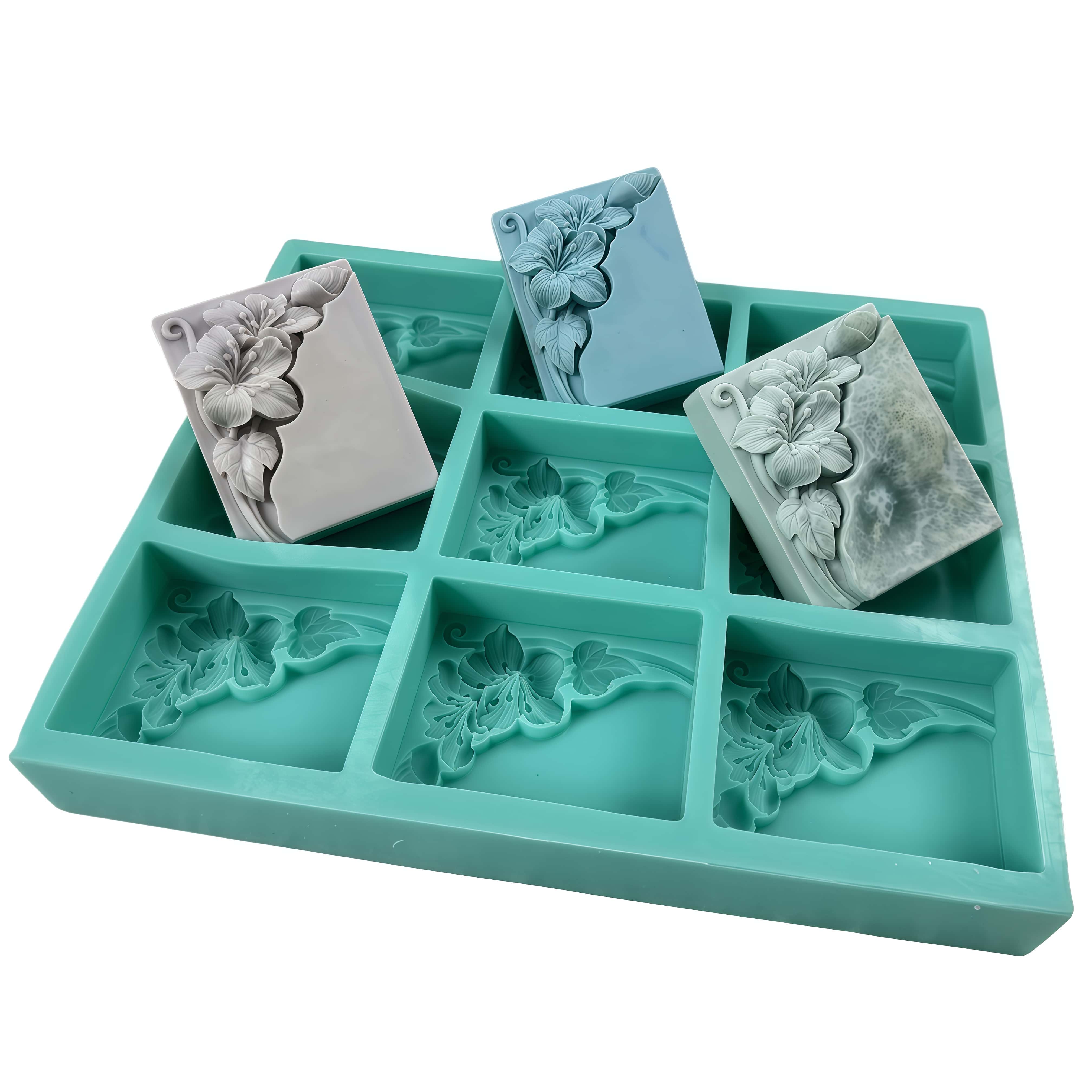 9 Cavities Tung Flower Soap Mo - Bath Bomb Mold ulasan dan harga