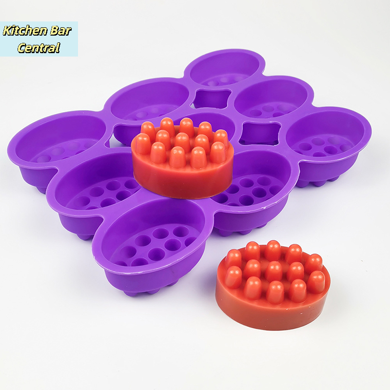 【3d Silicone Soap Mold Massage - Bath Bomb Mold ulasan dan harga