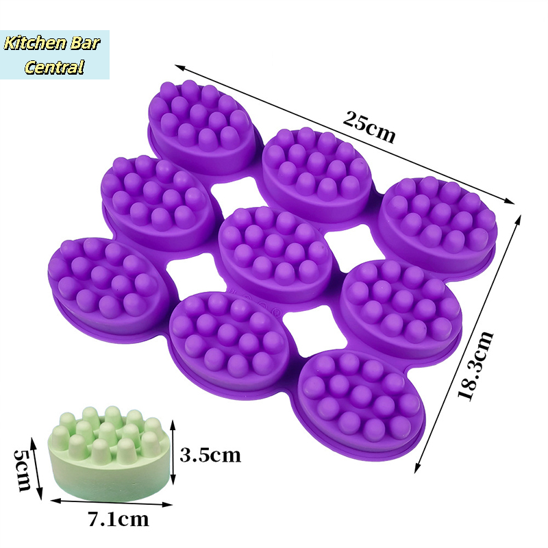 【3d Silicone Soap Mold Massage - Bath Bomb Mold ulasan dan harga