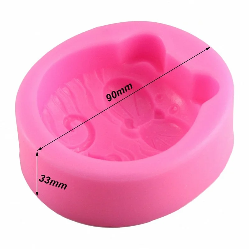 1PC Non-Stick Silicone Mold 3D - Bath Bomb Mold ulasan dan harga