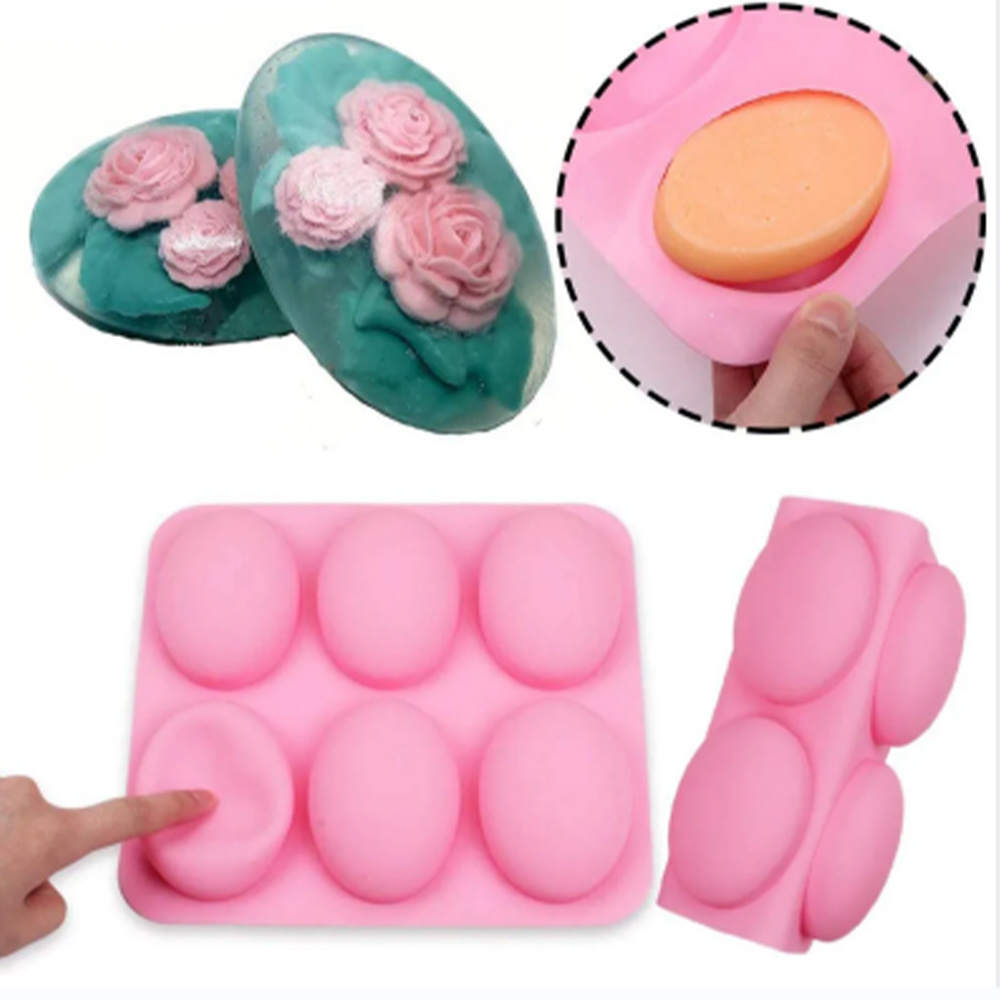 6 Cavities Multifunctional Ova - Bath Bomb Mold ulasan dan harga
