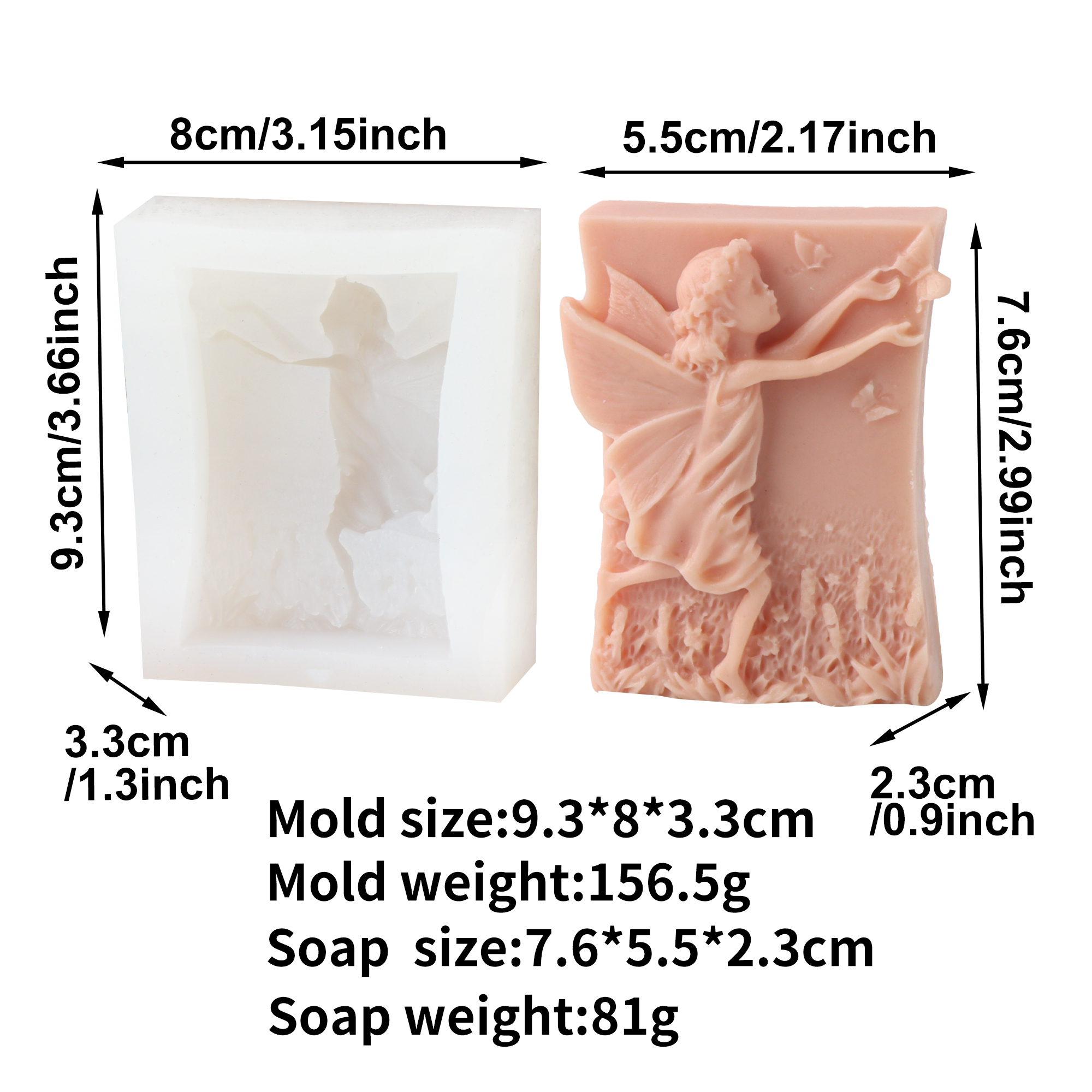 Flower Fairy Silicone Soap Mol - Bath Bomb Mold ulasan dan harga