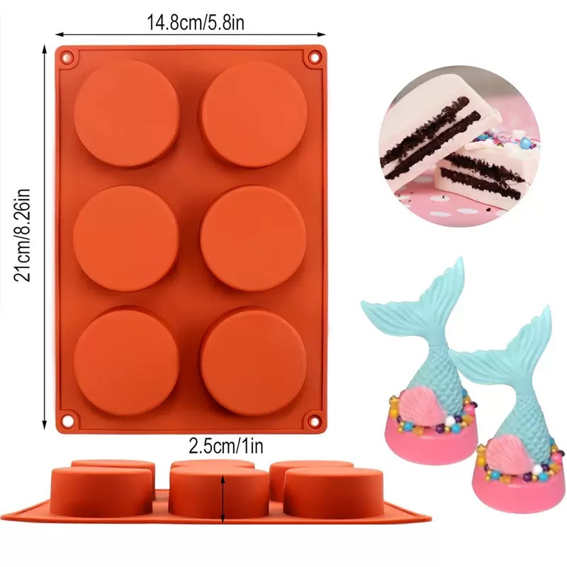 Round Silicone Soap Mold DIY H - Bath Bomb Mold ulasan dan harga