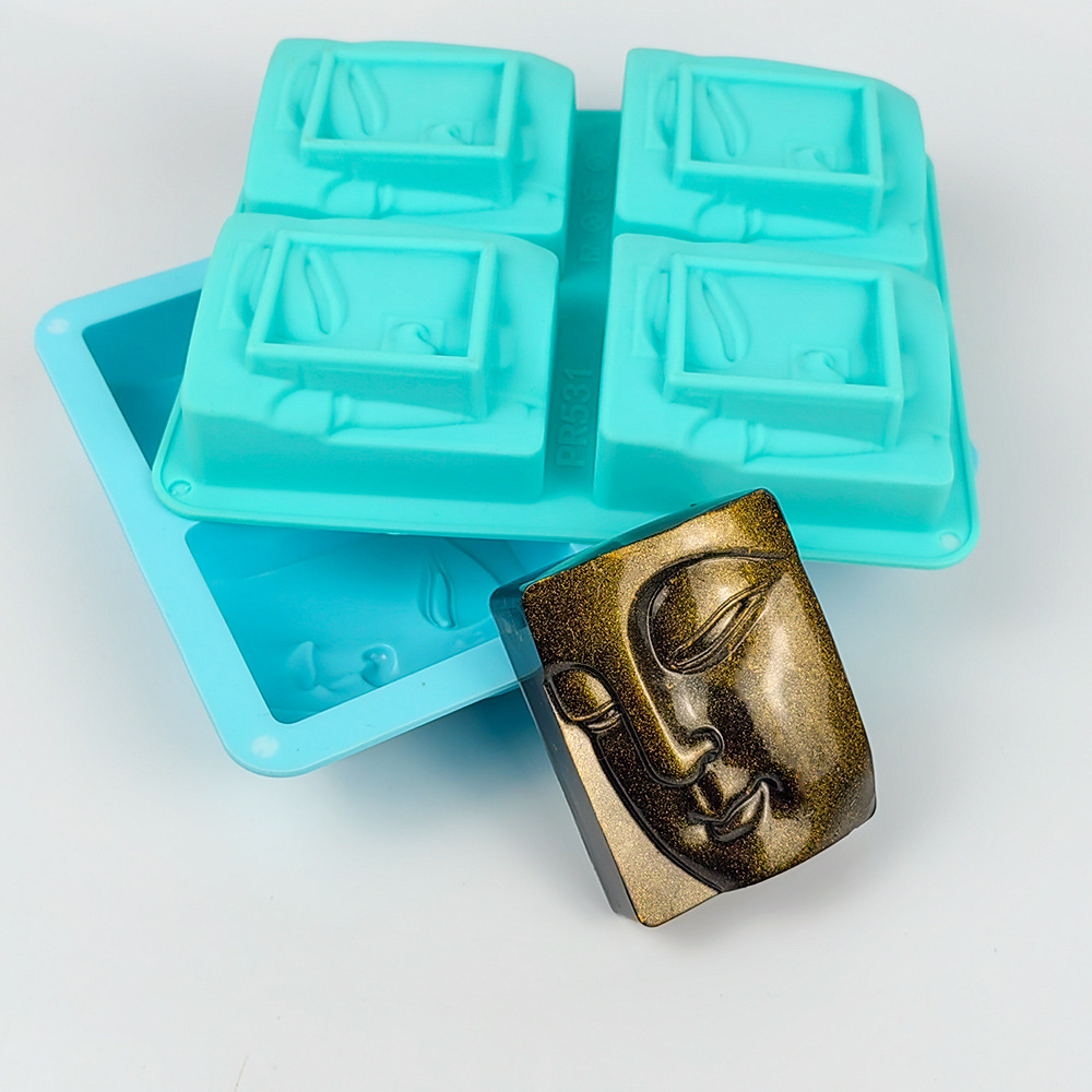 4 Holes Religious Portrait Soa - Bath Bomb Mold ulasan dan harga